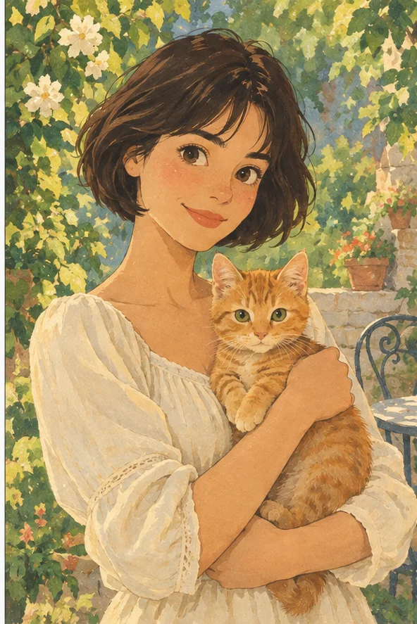 AI photo filters: Turn your photo into line art, a coloring page, or an original storybook illustration.